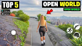 Top 5 New Open World Games For Android | best open world games | High Graphics