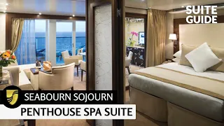 Seabourn Sojourn | Penthouse Spa Suite Full Walkthrough Tour | 4K