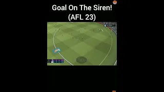 Goal On The Siren To Win The Game! (AFL 23) #shorts #afl #afl23