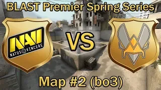 НАВИ или ВИТАЛИТИ? Кто НА ВЫЛЕТ? | Navi vs Vitality Map #2 bo3 Dust2 | BLAST Spring London 2020