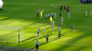 Manchester City ladies celebrate winning Women's FA Cup 2017