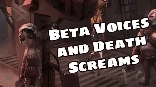[Identity V] Beta Voice Lines and Death Screams
