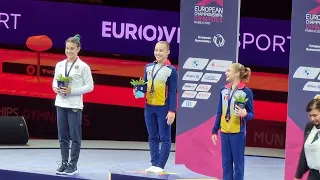 Medal Ceremony - Floor Final - European Championships 2022