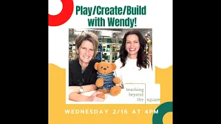 Sing with Suzi - Play/Create/Build with Wendy - Intro to the Materials Center - Play Ideas for Kids