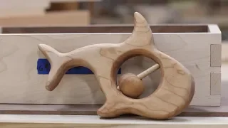 Wooden Whale Baby Rattle Build | Easy Woodworking Project