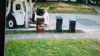 Bad day for the garbage man.