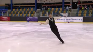 Marco Pizzo - Gold Men I, II, III Artistic Skating -  2016 Adult Figure Skating Vancouver6