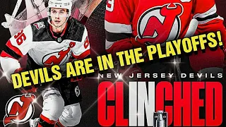 The NJ Devils Have Clinched A Playoff Spot With NY Rangers & Devils Win Against Senators!