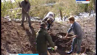 Археологические исследования территории Хлыновского кремля.