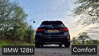 BMW 128ti // stock exhaust (OPF) // sound difference between comfort mode and sport mode