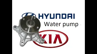 Replacement of Water pump ( Výměna vodní pumpy ) Kia / Hyundai 1.4 MPI