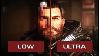 Gears Tactics - Low vs Ultra Graphics [Gameplay Comparison]