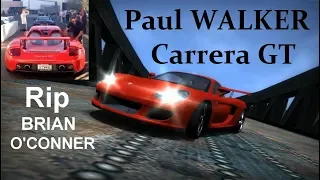 NFS MW Final Pursuit with Paul Walker's Carrera GT (Red Porsche vs Bugatti Veyron Federals)