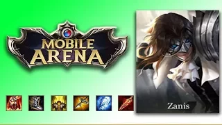 Mobile Arena Zanis Gameplay and Build -  ZANIS THE DRAGOON BADASS SKILL