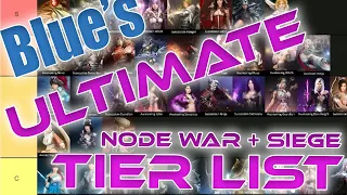 Blue's Ultimate Black Desert Node War + Siege Tier List (Large Scale PvP)