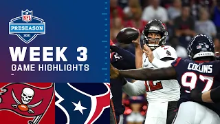 Tampa Bay Buccaneers vs. Houston Texans | Preseason Week 3 2021 NFL Game Highlights