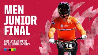 Men Junior Final | Nantes 2022 UCI BMX Racing World Championships