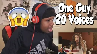 MIND BLOWING!! One Guy, 20 Voices (Michael Jackson, Post Malone, Roomie & MORE) REACTION