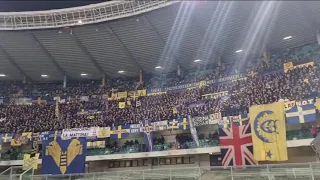 Hellas Verona fans amazing atmosphere at home vs Salernitana