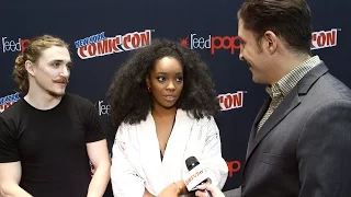 Kyle Gallner & Christina Jackson on "Outsiders" at NYCC Behind The Velvet Rope