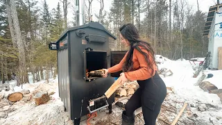 How We Heat Our Home On Our 18 Acre Homestead!