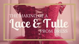 Dressmaking: Lace & Tulle Tutu Prom Dress