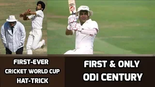 India vs New Zealand World Cup Highlights 1987 | Chetan Sharma Hat-trick | Gavaskar 1st ODI Century