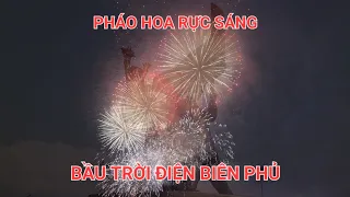 Mãn nhãn màn pháo hoa tầm cao chào mừng 70 năm chiến thắng Điện Biên Phủ