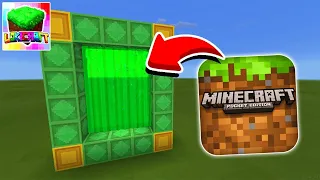 How To Make A PORTAL To Minecraft PE Dimension in LOKICRAFT