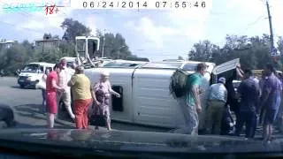 Car crash compilation June 2014  Подборка аварий, ДТП за Июнь 2014 [8]