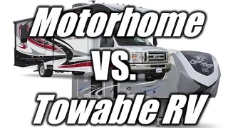 HaylettRV.com - Motorhome vs Towable RV Comparison with Josh the RV Nerd