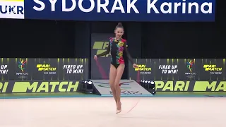 Karina SYDORAK (UKR) - 2020 Rhythmic Europeans, junior rope final