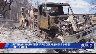 Pittman Volunteer Fire Department loses fire truck