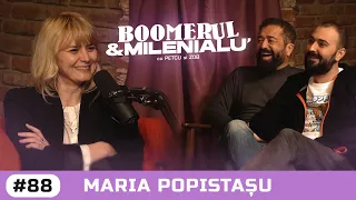 #88 | Maria Popistașu | "Sunt ăl mai prost public pentru filmele mele." | B&M cu Petcu & Zob