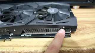 REPARAR FACILMENTE ILUMINACION RGB TARJETA DE VIDEO ASUS ROG STRIX GTX 1060, 1070, 1080, 1080TI