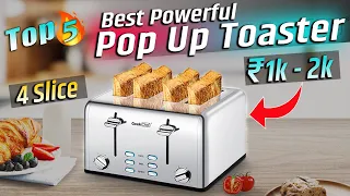 Top 5 best pop up toaster 2023 in india |⚡| best pop up toasters in india 2023 !4 slice🔥