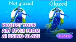 What is glaze and how does it work?|Keep your art style from AI successfully using glaze.