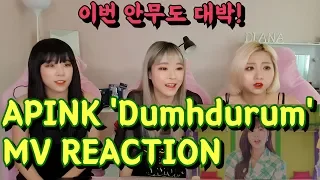 댄스팀의 Apink (에이핑크 ) - 덤더럼(Dumhdurum) MV REACTION 뮤비리액션