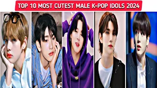 Top 10 Most Cutest Male K-pop Idols 2024