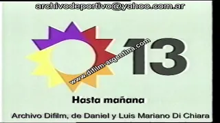 DiFilm - Cierre de transmisión "Hasta mañana" - Canal 13 (1994)