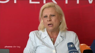 SPD-Parteivorsitz: Statements von Hilde Mattheis und Dierk Hirschel am 22.08.19