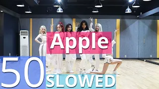 GFRIEND - Apple Dance Practice [MIRRORED & 50% SLOWED]