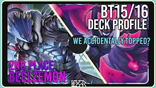 2ND PLACE Beelzemon [Digimon TCG BT15/16 Deck Profile] I beat the washed allegations