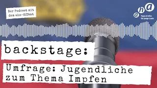 aha-Jugendreporterin: Umfrage bei Jugendlichen zum Thema Impfen