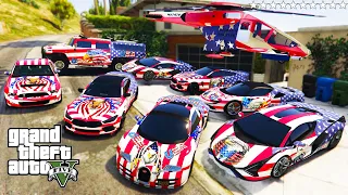 GTA 5 - Stealing United States Vehicles with Franklin! | (Real Life Cars # 131)