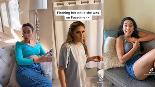 Flashing my Girlfriend while she is on facetime to see her reaction ||TikTok Compilation #13