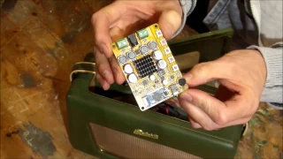 Vintage Radio to Bluetooth Speaker Simple Electronics Project