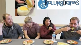 World's Largest Deviled Egg! - Feeding an Ostrich Egg To My Friends