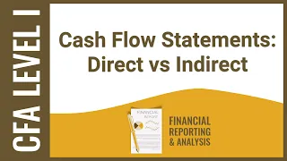 CFA Level I FRA - Cash Flow Statements Direct vs Indirect methods