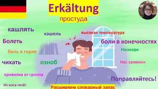 Erkältung  Простуда  Учим слова